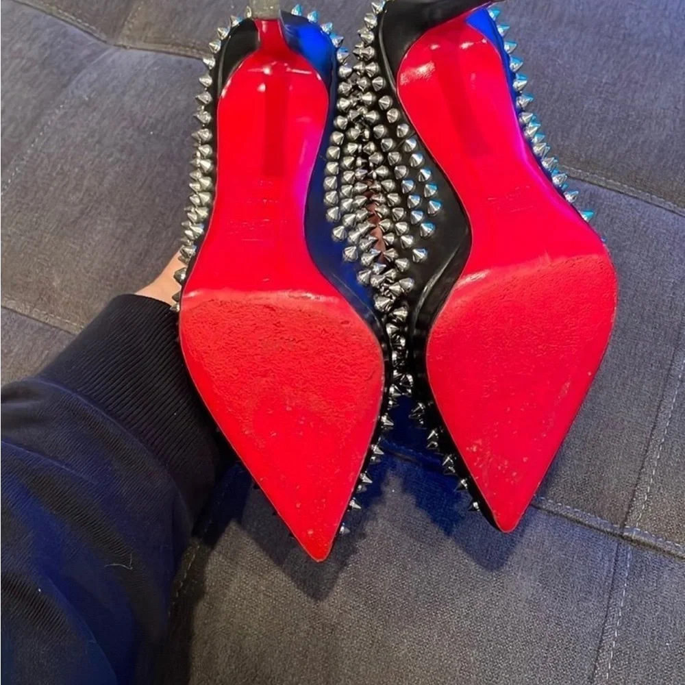 Christian Louboutin Pigalle Plato spiked heels - Picture 6 of 9